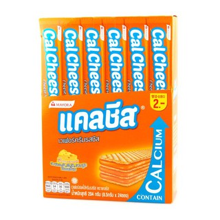 ภาพหน้าปกสินค้าCalCheese แคลชีส เวเฟอร์สอดไส้ครีมรสชีส 8.5 กรัม x 24 ซอง ที่เกี่ยวข้อง