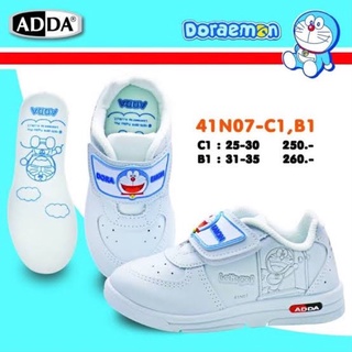 รองเท้านักเรียนผ้าใบสีขาว ADDA no. 41N07 size 25-35