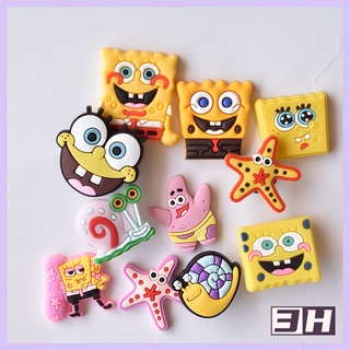 ภาพหน้าปกสินค้าSpongebob Jibbitz เสน่ห์รองเท้า Crocs อุปกรณ์รองเท้า Crocs Pins ที่เกี่ยวข้อง