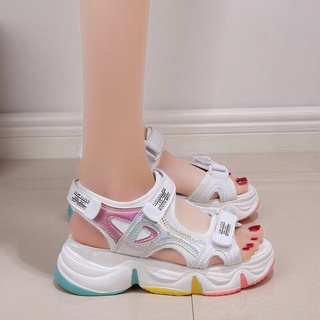 รองเท้าแตะแฟชั่นสำหรับผู้หญิง,สไตล์เกาหลีรองเท้าใส่ลำลองรุ่นใหม่ปี2022 SE5478
