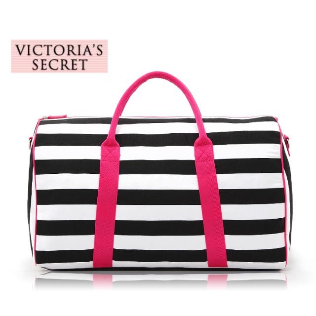 กระเป๋าเดินทาง-victorias-secret-travel-bag-สีชมพู