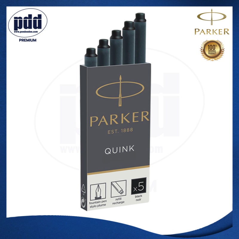 PARKER Quink Long Ink Refill Cartridges 1 แพ็ค หมึกหลอดป๊ากเกอร์ ควิ้ง ...