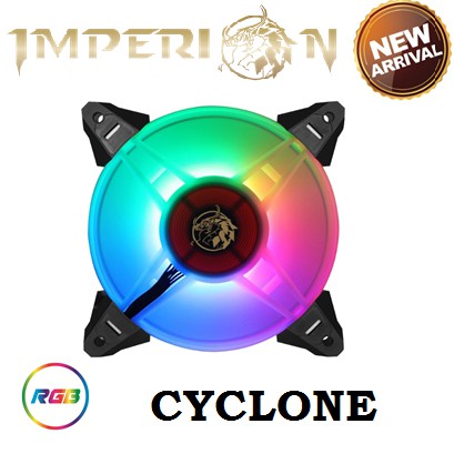 IMPERION CYCLONE ARGB CASING FAN 120MM | Shopee Thailand