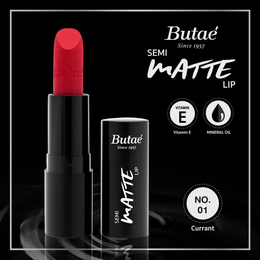 Butae Semi Matte Lip 3.5g บูเต้ ลิปสติกเนื้อสัมผัสแบบ Semi-matte ...