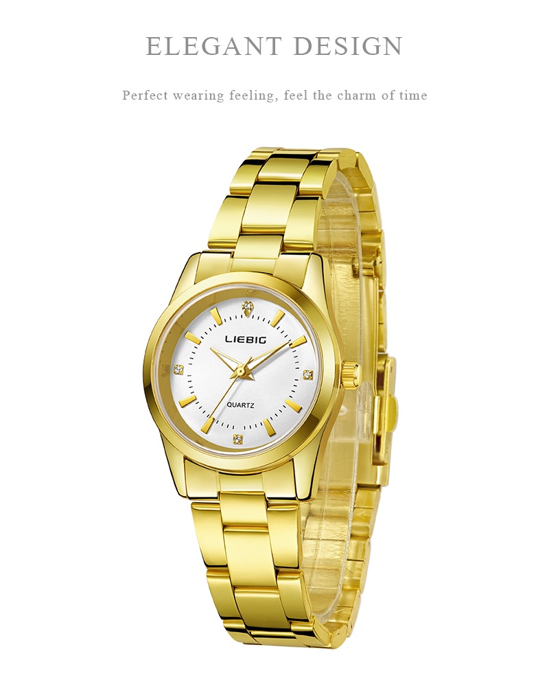 เกี่ยวกับสินค้า Skmei นาฬิกาข้อมือควอตซ์แฟชั่น สายแสตนเลส กันน้ํา หรูหรา สําหรับสตรี