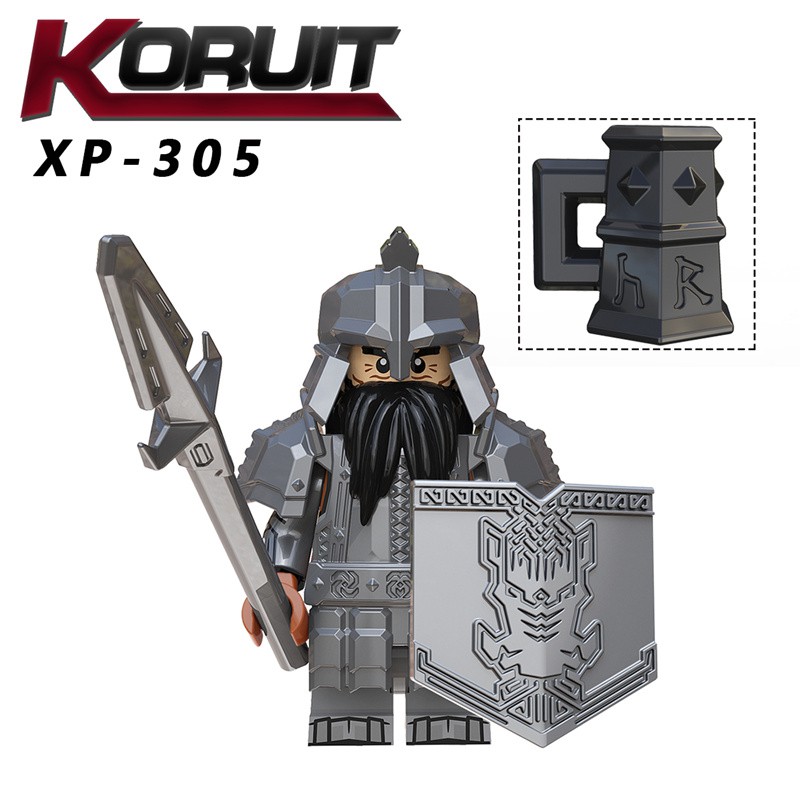 ฟิกเกอร์โมเดล-the-hobit-durarf-durin-s-folk-d-in-ii-ironfoot-kt-1040