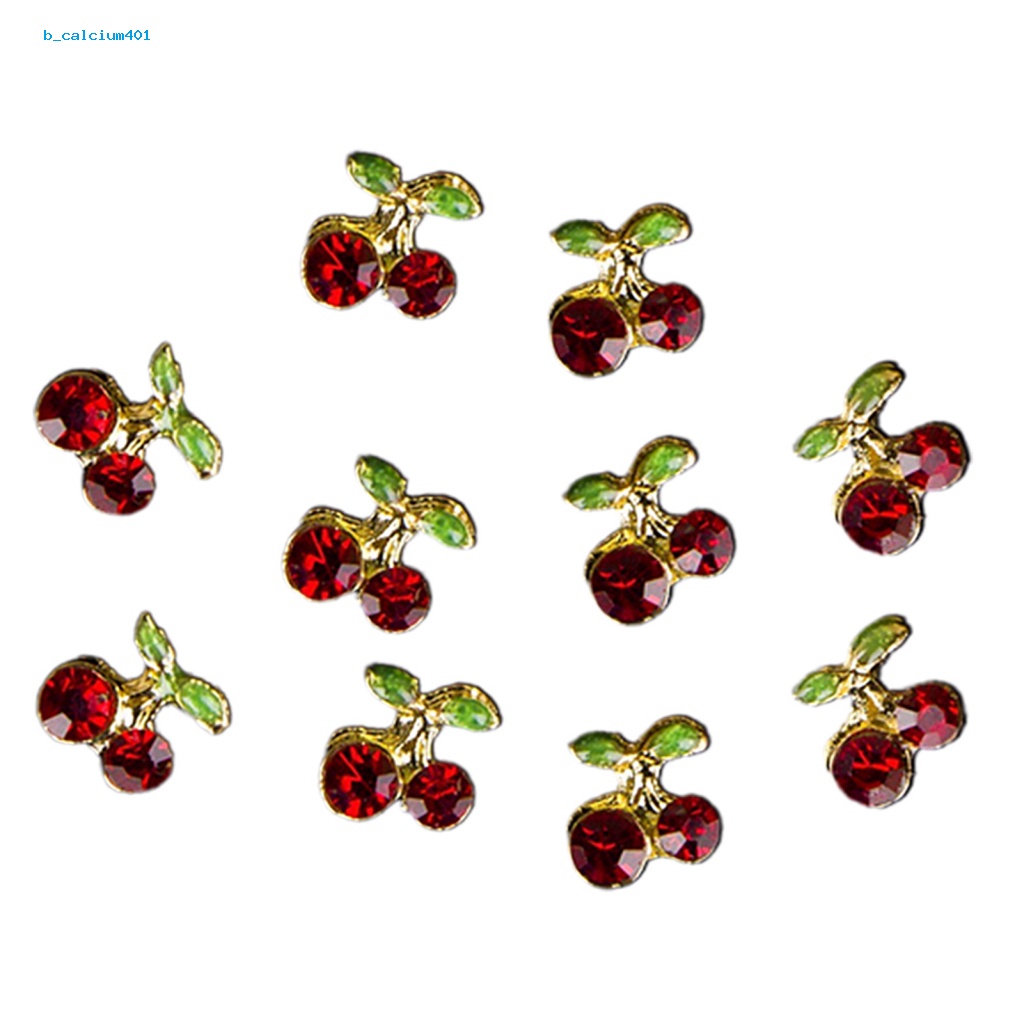 farfi-10-pcs-shiny-3d-cherry-shape-nail-art-rhinestone-studs-glitters-charms-lay-gifts