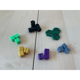 [Plastic] Anachrony Board Game: Upgrade Resource Cubes - ชุดอัพเกรดทรัพยากร