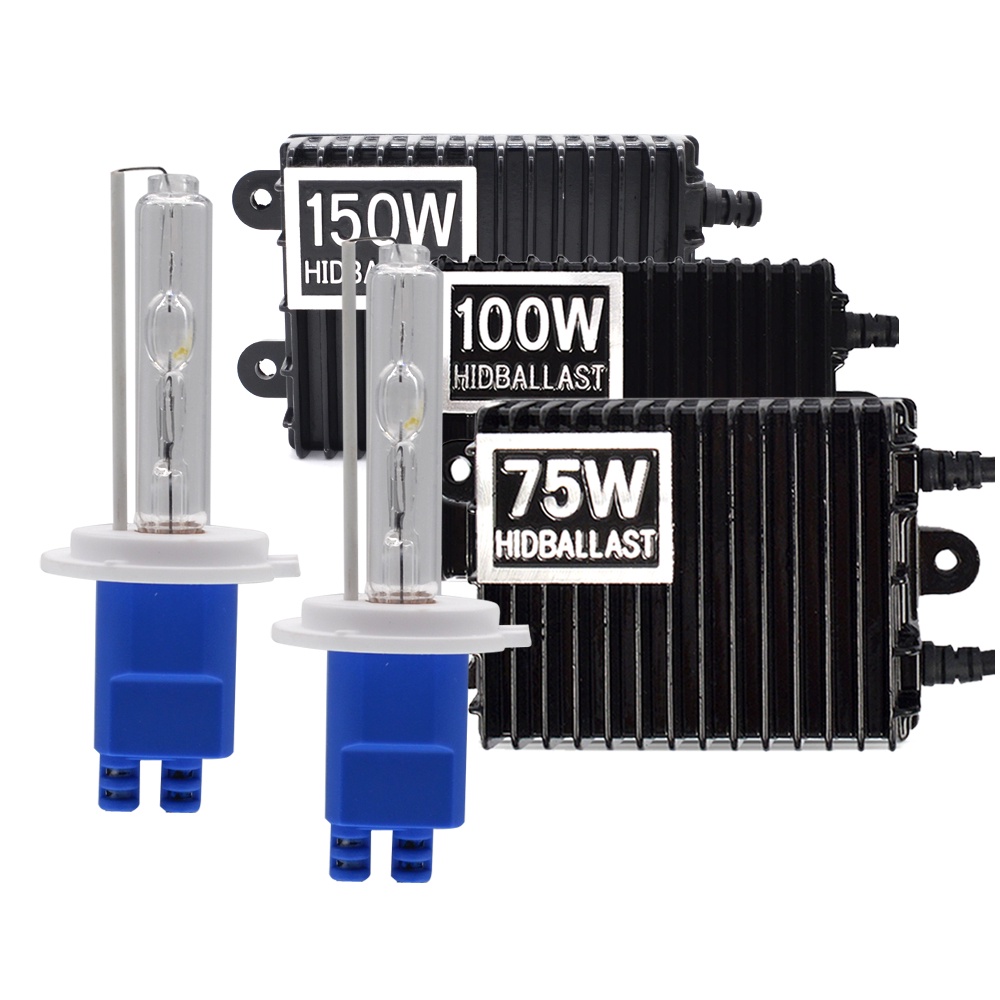High Power 12V 75W 100W 150W Ballast HID Xenon Kit H7 H11 H3 HB3 HB4