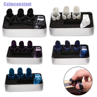 Calmconstant ปิ๊กกีตาร์ 4 ชิ้น / ชุด 1 นิ้วหัวแม่มือ + 3