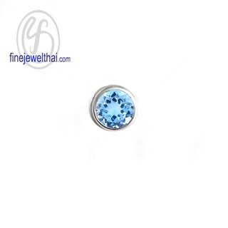 Finejewelthai-จี้โทพาซ-โทพาซ-จี้พลอย-พลอยประจำเดือนเกิด-Topaz-Silver-Pendant-Birthstone-P1085tp00 (ราคาต่อชิ้น)