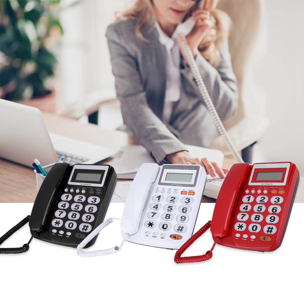 ราคาและรีวิวElectron000 โทรศัพท์บ้าน แบบมีสาย พร้อมสปีกเกอร์โฟน แสดงหมายเลขผู้โทร สำหรับบ้านและสำนักงาน