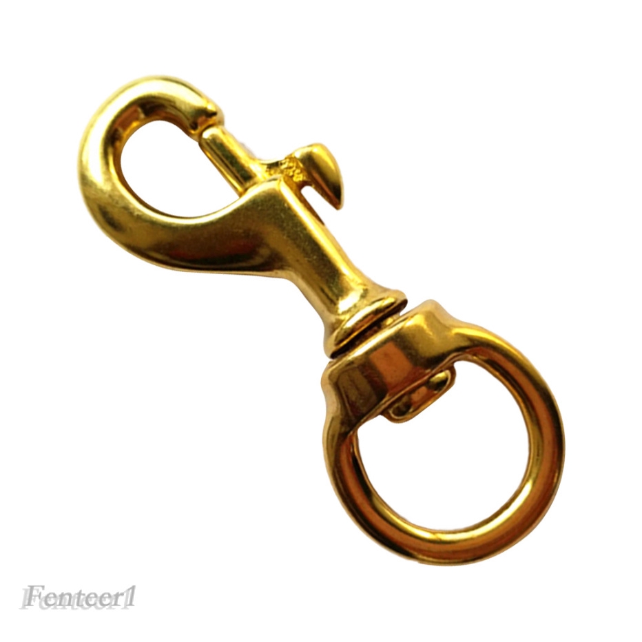 ภาพหน้าปกสินค้าlovoski พวงกุญแจคลิปตะขอทองเหลือง trigger
