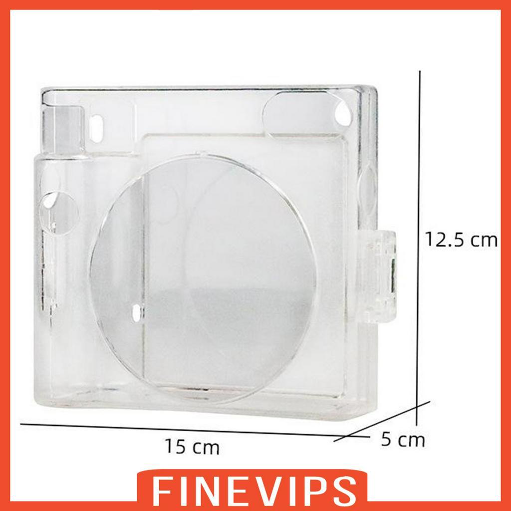 finevips-เคสกระเป๋าสะพายไหล่-pvc-สีใสสําหรับ-fujifilm-instax-square-sq1