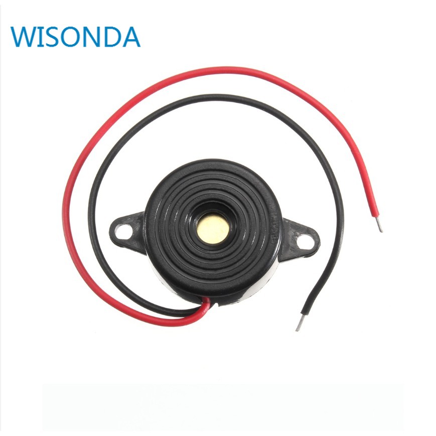 สัญญาณเตือนภัยอิเล็กทรอนิกส์ 95DB 3-24V ทนทาน สําหรับรถตู้ Arduino