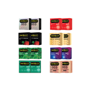 Onetouch Condom รุ่นขายดี ++ซื้อ 1ฟรี1 กล่อง++ ถุงยางอนามัยวันทัช One touch (สินค้าแถมเป็นรุ่นเดียวกัน ) แยกจำหน่าย