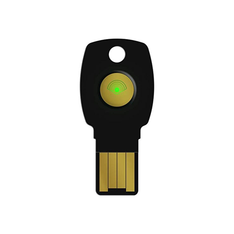 ภาพหน้าปกสินค้าYoKey 8A NFC FIDO U2F FIDO2 Security Key 2FA ใช้งานเหมือน Yubico YubiKey 5 ป้องกันการแฮก Facebook Trezor Ledger Nano X จากร้าน cryptomall บน Shopee