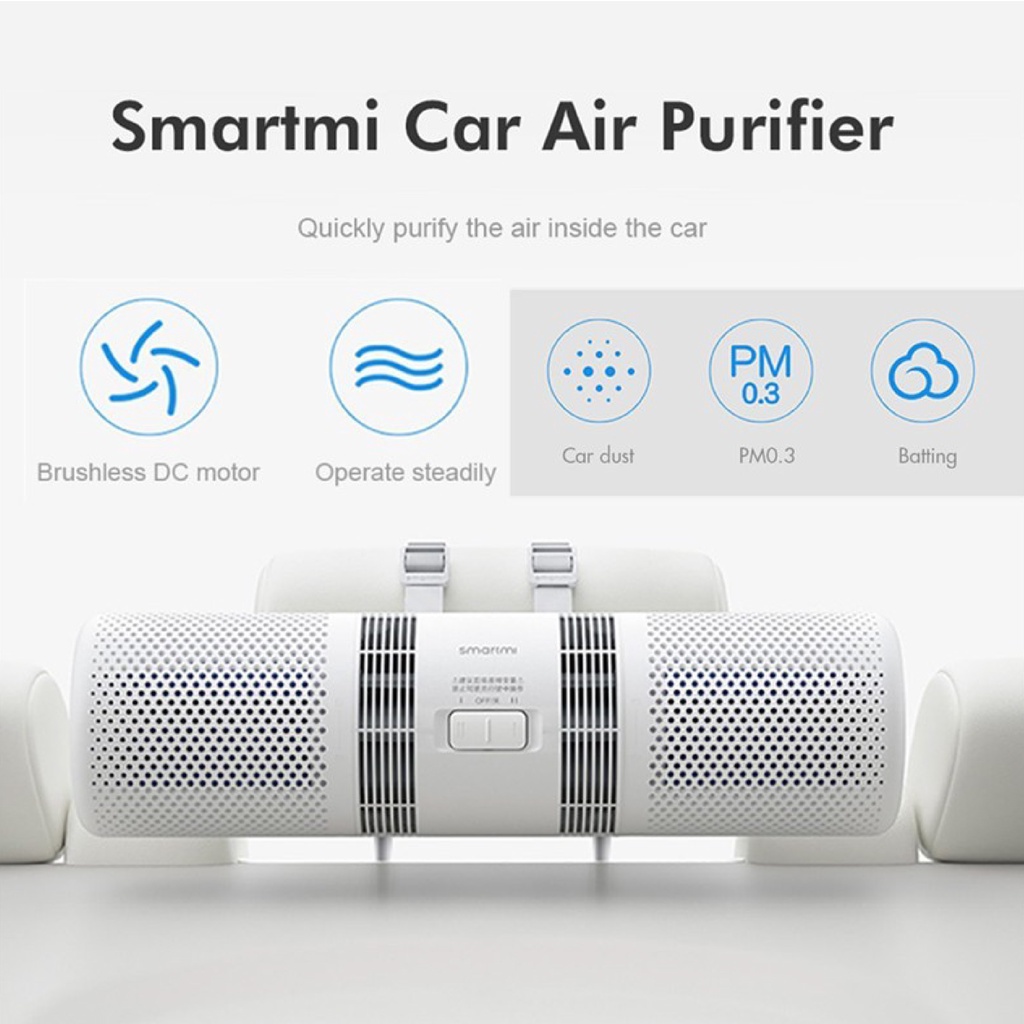 xiaomi-smartmi-car-air-purifier-global-version-เสี่ยวหมี่-เครื่องฟอกอากาศภายในรถยนต์