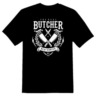 เสื้อยืด Nice Fashion The Real Butcher Meat Hunter Tee Graphics High Quality Printed T-Shirt Gift