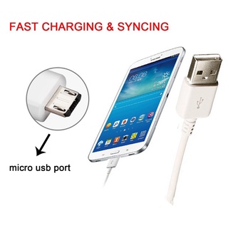 สายชาร์จมือถือ Micro Usb ยาว1เมตร  2A สินค้ารับประกัน 1ปี