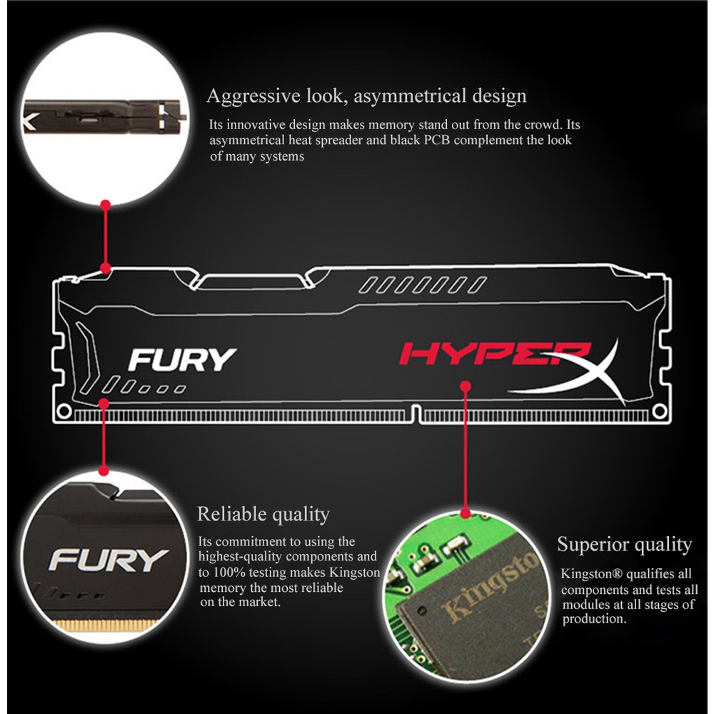 cod-hyperx-fury-4gb-8gb-ddr3-pc3-12800u-pc3-12800-1600mhz-pc3-10600-1333mhz-pc3-8500-1066mhz-หน่วยความจำเดสก์ท็อป-ram