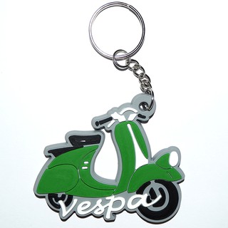 พวงกุญแจยาง Vespa mortor bike Vespa