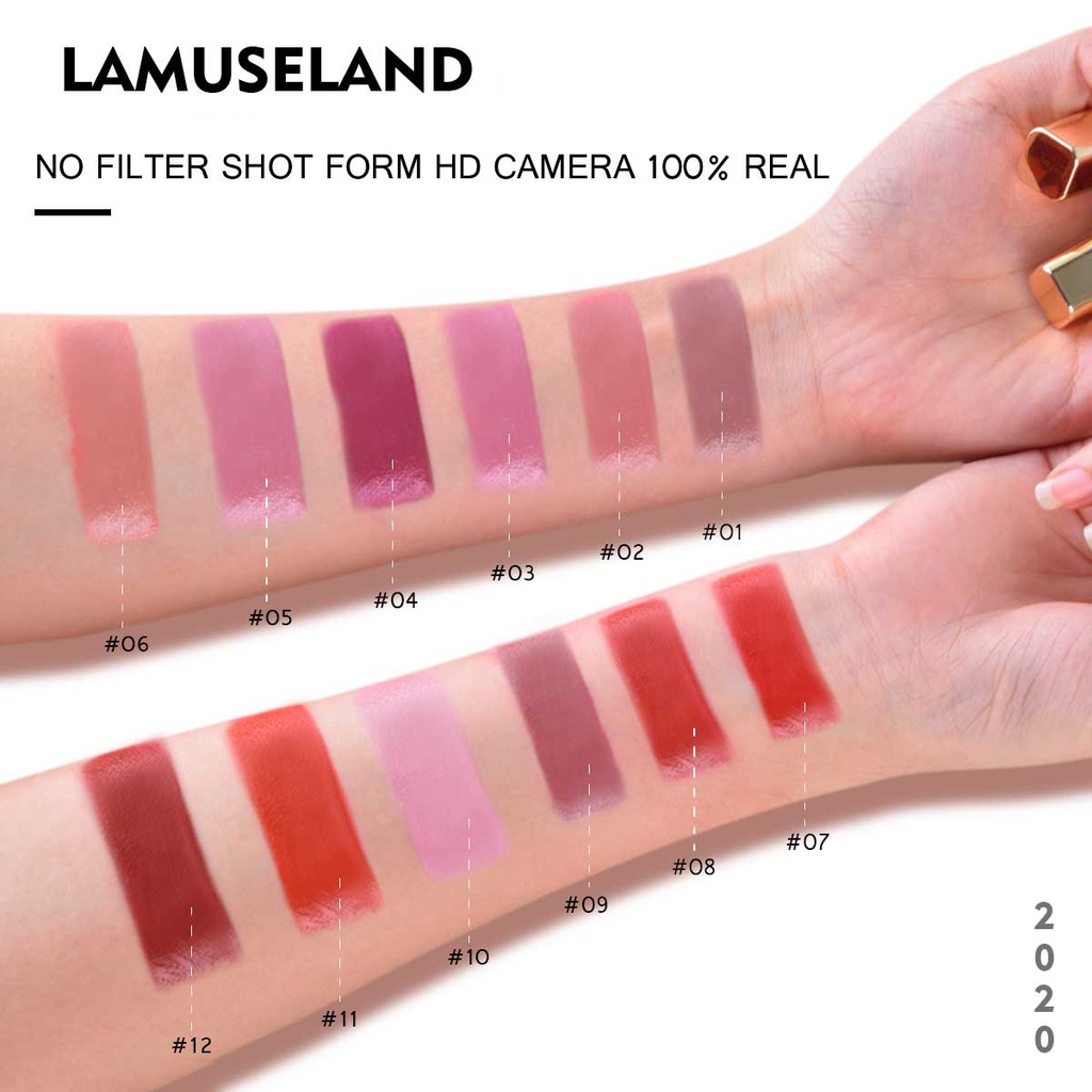 ภาพสินค้าLamuseland ลิปกลอส เนิ้อกำมะหยี่ LA0005 จากร้าน lamuseland.th บน Shopee ภาพที่ 8