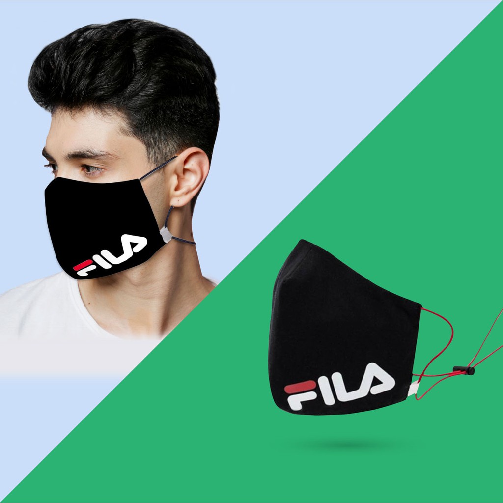 ภาพสินค้าFila Collection Duo Pack Promotion หน้ากากผ้า Basic Mask (เซทคู่) (389) จากร้าน landcoplus บน Shopee ภาพที่ 1