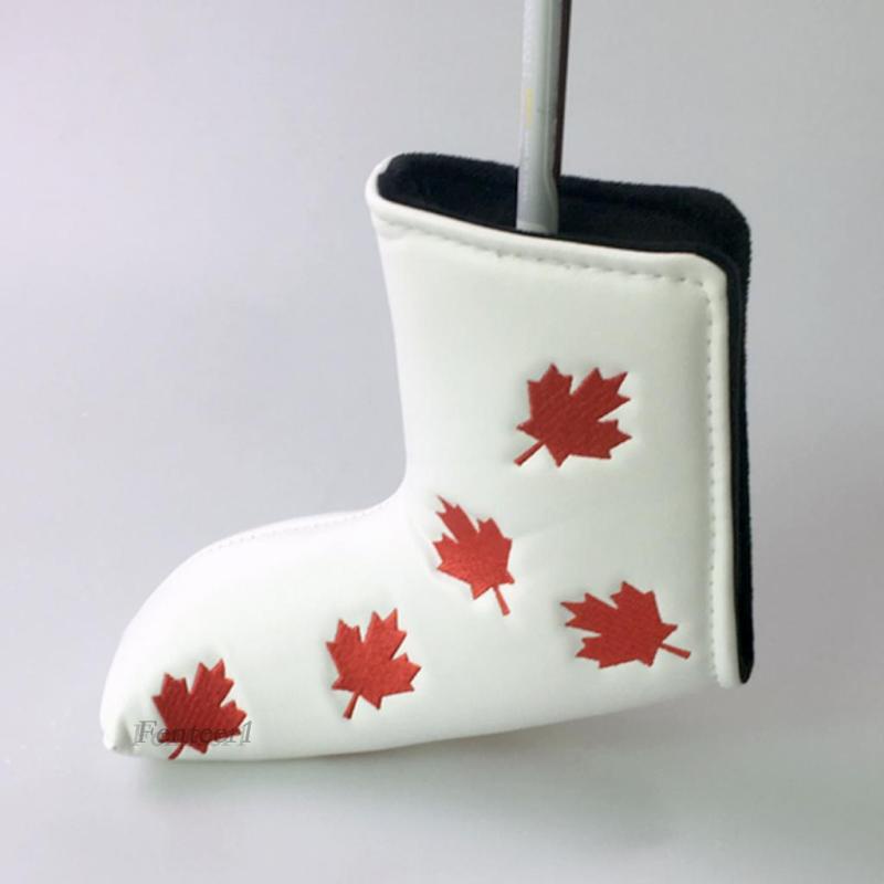 fenteer1-waterproof-golf-blade-putter-head-cover-boot-headcover-protector-boots-white