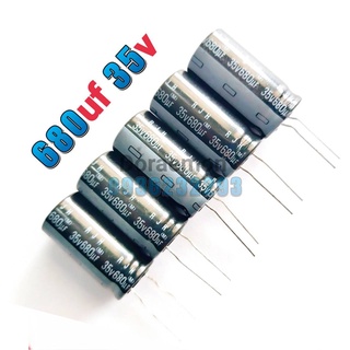 Capacitor Electrolyte คาปาซิเตอร์ 680UF 35V ตัวเก็บประจุ อิเล็กโทรไลต