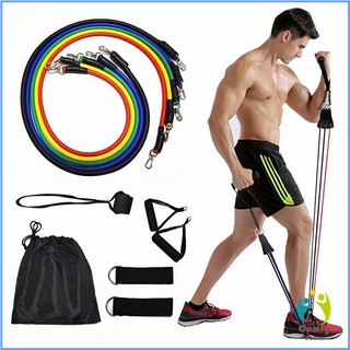 Comfy ยางยืดกล้ามเนื้อ ยางยืด สายแรงต้าน ออกกำลังกาย ครบชุด  สร้างกล้ามเนื้อ Fitness pull rope