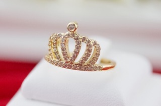 Diamond Ring แหวนเพชร CZ แท้ทรงมงกุฎน่ารักมากค่ะ