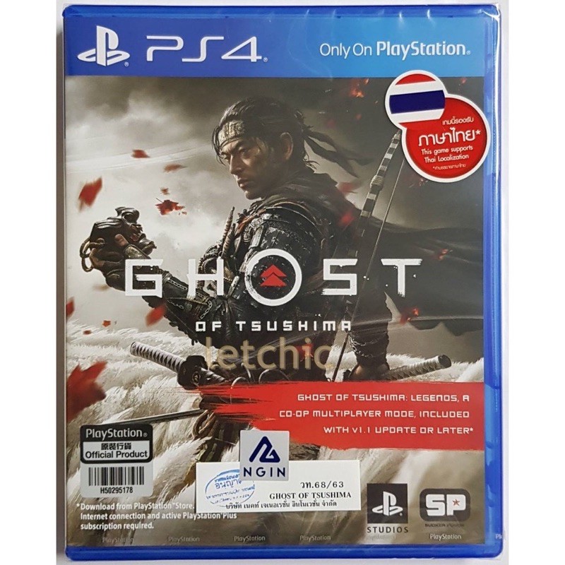 Sale!! Ghost of tsushima ซับไทย PS4 play4 แผ่นเกมส์ ps4ps5 แผ่นแท้ มือ1 ...