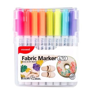 Monami Fabric Marker ปากกาเขียนผ้า แบบเซ็ต