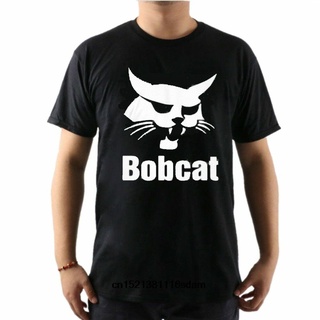 เสื้อยืดสีขาวใหม่ เสื้อยืดลําลอง แขนสั้น คอกลม ลาย Bobcat Bobcat @2 แฟชั่น สําหรับเล่นกีฬาS-4XL