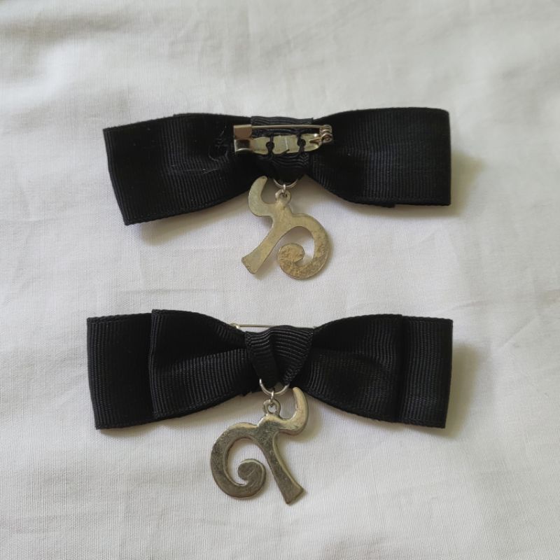 Black ribbon brooch เข็มกลัดไว้อาลัย เข็มกลัดริบบิ้นดำ crybaby ร้องไห้ ...