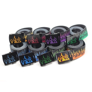 สินค้า เข็มขัดลายไฟ  มี 7 สีให้เลือก (BV199) beltshop