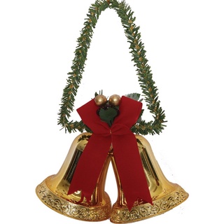 ของตกแต่ง ของประดับ ออร์นาเม้นท์ เทศกาลคริสต์มาส เทศกาลปีใหม่ (5835-01) ระฆังคู่ใหญ่