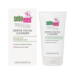 Sebamed Facial Cleanser For Oily and Combination Skin pH5.5 150 ml. ทำความสะอาดผิวหน้าและลำคอ สูตรสำหรับผิวมันและผิวผสม