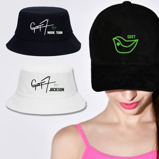 หมวกปัก หมวก GOT7 ปักชื่อ member ทรง Cap และ Bucket