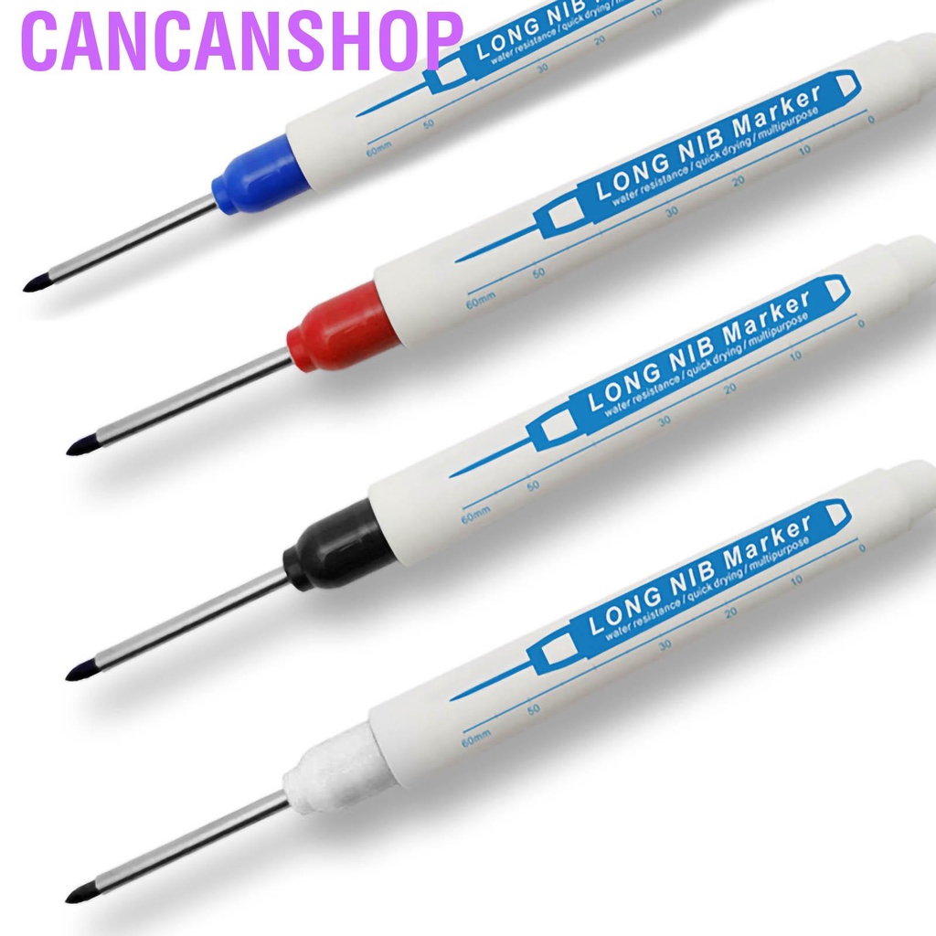 cancanshop-long-nib-marking-pen-multifunctional-waterproof-deep-hole-30mm-reach-marker-for-woodworking