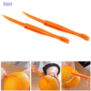 Sun1> เครื่องปอกเปลือกส้ม น้ําผลไม้ ขนาดกะทัดรัด และที่จับ