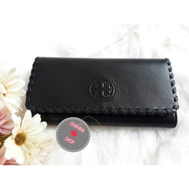 กระเป๋าสตางค์-tory-burch-2-พับ-สีดำ
