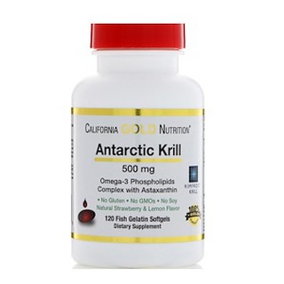 น้ำมันคริล, Antarctic Krill Oil 500mg หรือ 1000mg 30 หรือ 60 หรือ 120  Softgels