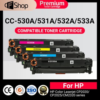 CC530A/CC531A/CC532A/CC533A/HP304A/CANON318/CRG318 ใช้กับเครื่องปริ้น HP CP2025/2025DN/CM2320 CANON LBP7200/LBP7680