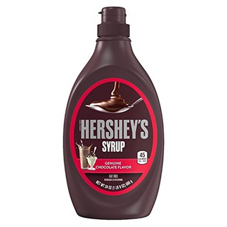 ช็อคโกแลตไซรัป ขนาด 650 กรัม ตราเฮอร์ซี่ Hersheys Chocolate Syrup 650 g. สินค้าพร้อมส่ง มีบริการเก็บเงินปลายทาง