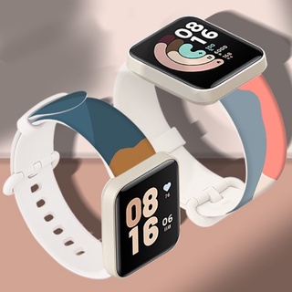 สายนาฬิกาข้อมือซิลิโคน แบบเปลี่ยน สําหรับ XiaoMi Mi Watch Lite Redmi Watch