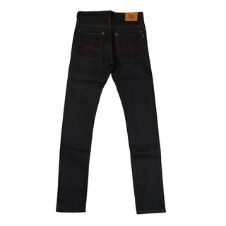 Blacksheepjeans กางเกงยีนส์ Jeans ขายาว ทรงกระบอกเล็ก ผู้ชาย ไซส์26,40 รุ่น BSMLI-150503 สีน้ำเงินเข้ม แบรนด์ไทย100%