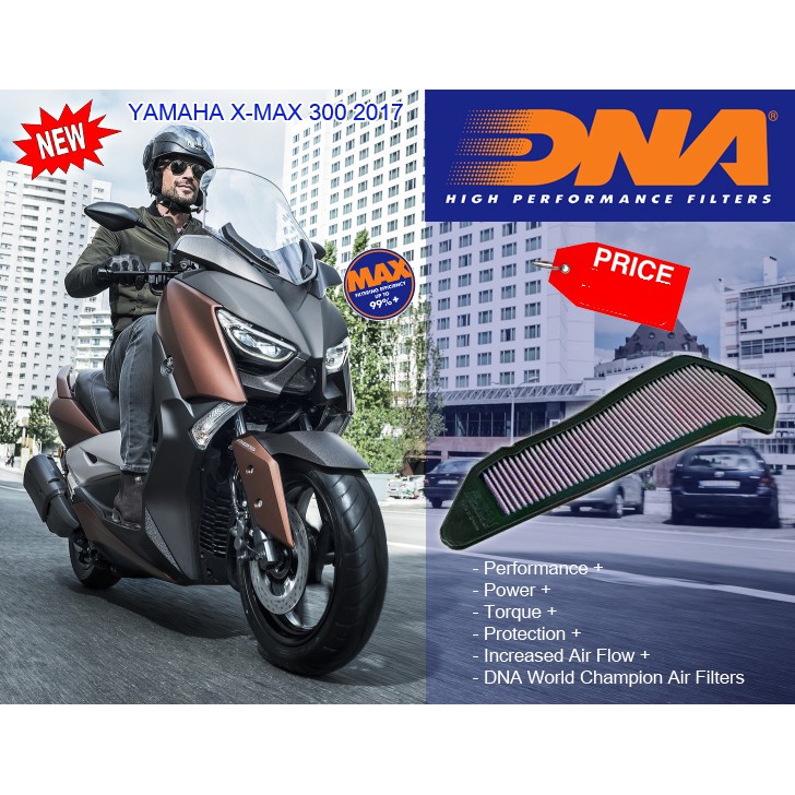 กรองอากาศ DNA for Yamaha XMAX 300 2017+ | Shopee Thailand