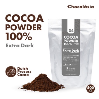 ผงโกโก้ดัตช์ สูตร 04 Cocoa Powder No.4 Extra Dark | Superfood โกโก้คีโต Chocolasia​ ผงโกโก้